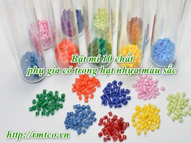 Bật mí 10 chất phụ gia có trong Hạt Nhựa Màu Sắc mới nhất